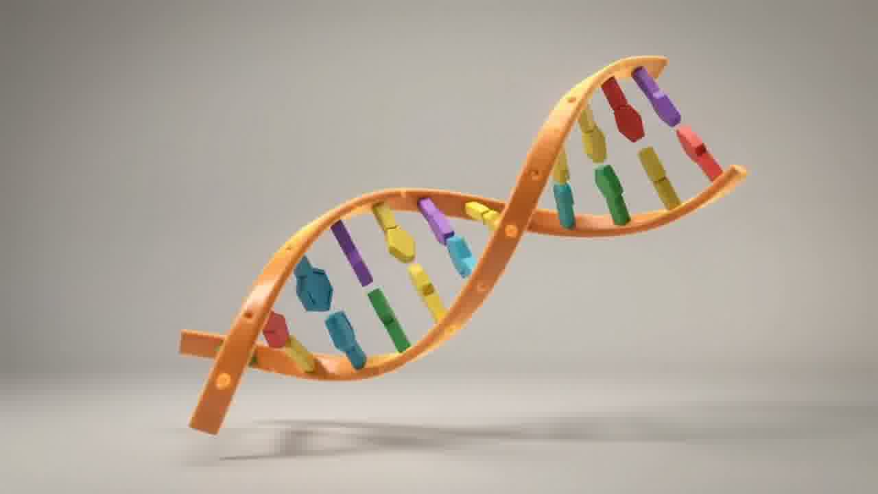 The completed DNA double helix
